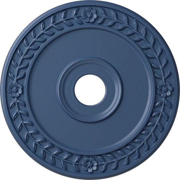 Ekena Millwork Wreath Ceiling Medallion (Fits Canopies up to 6"), 21 1/8"OD x 3 5/8"ID x 7/8"P, Americana CM21WRAMF - main